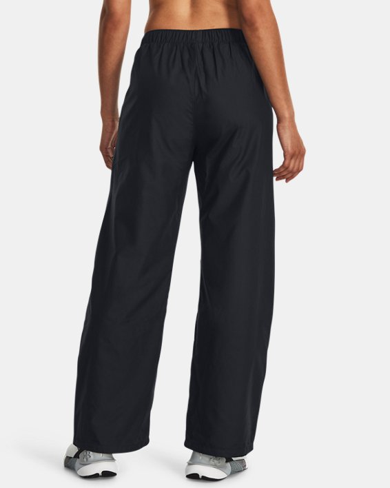 Pants UA RUSH™ Woven para mujer, Black, pdpMainDesktop image number 1